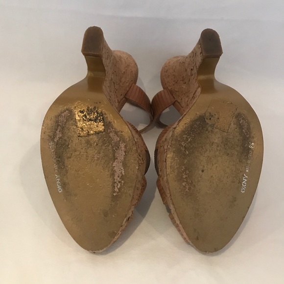 DKNY ankle strap wedges - Picture 6 of 7